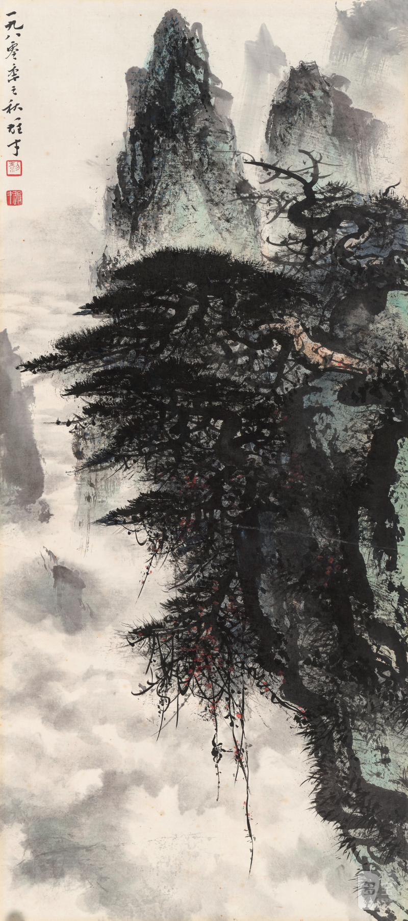 黎雄才 1910-2001 山水 - 图2